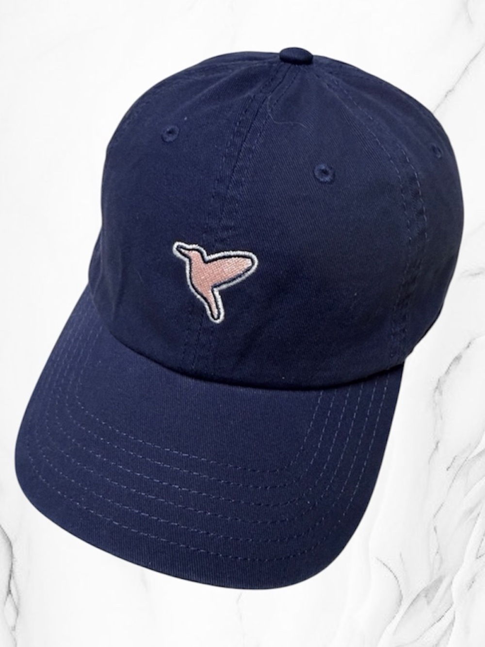 Birddogs free the birds Navy Cap with Pink bird Patch